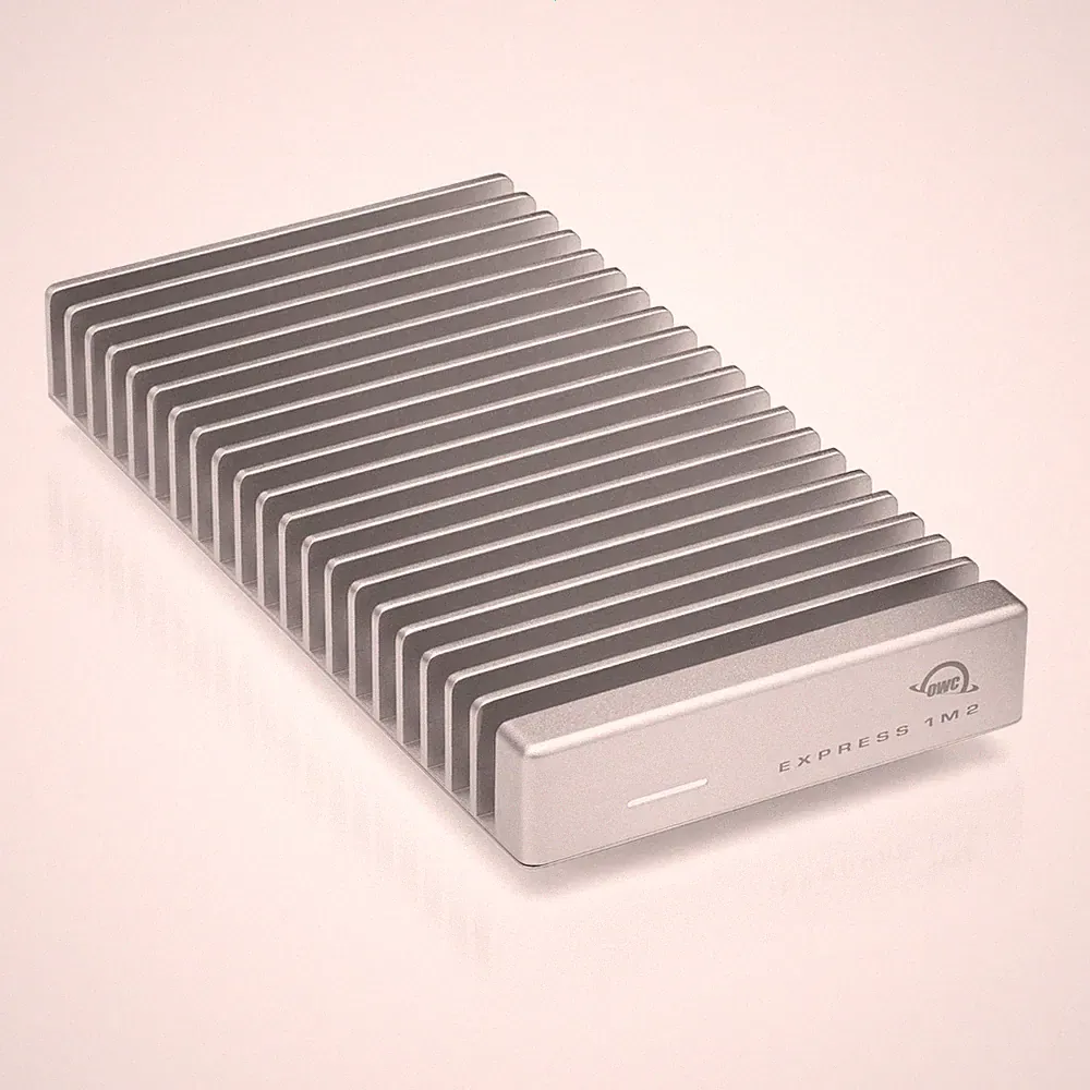 OWC 8TB Express 1M2 Portable External NVMe SSD USB4, Aluminum Heat Sink