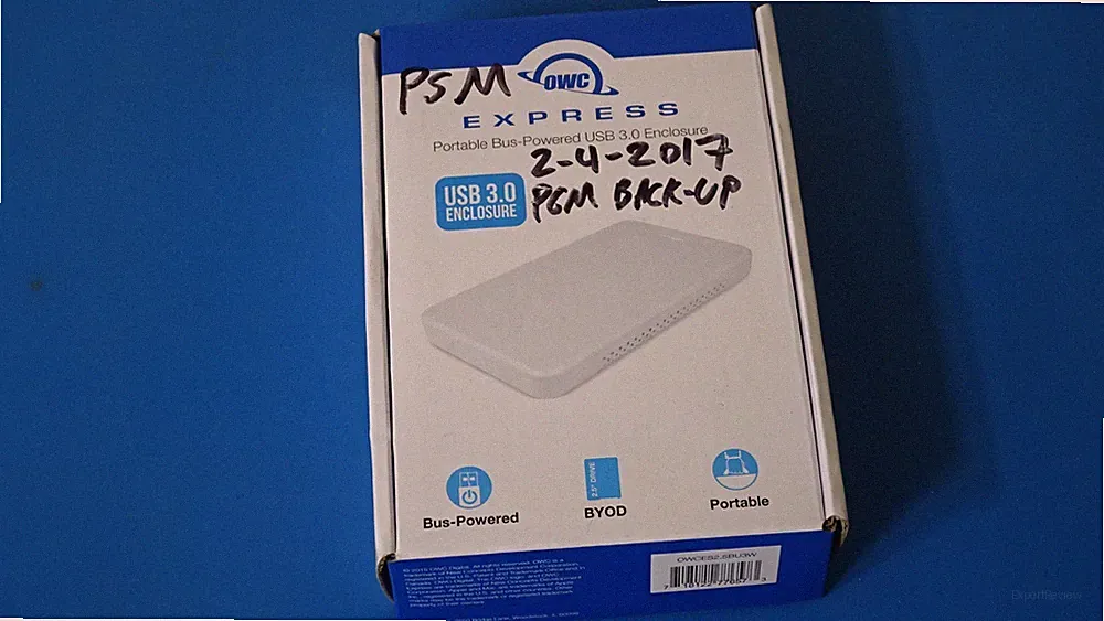OWC Express 2.5" Drive Enclosure USB 3.0 - WHITE Bus Powered