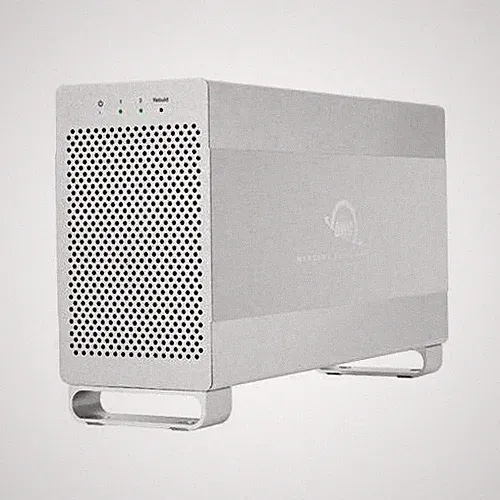 OWC Mercury Elite Pro 2 Bay RAID Enclosure with USB 3.2 for Dual 3.5 inch HDDs